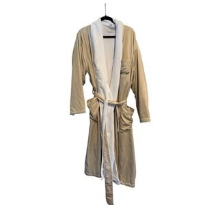 MONARCH Cypress Women Spa Robe Medium Microfiber Terry Lined Tan OS - Customized